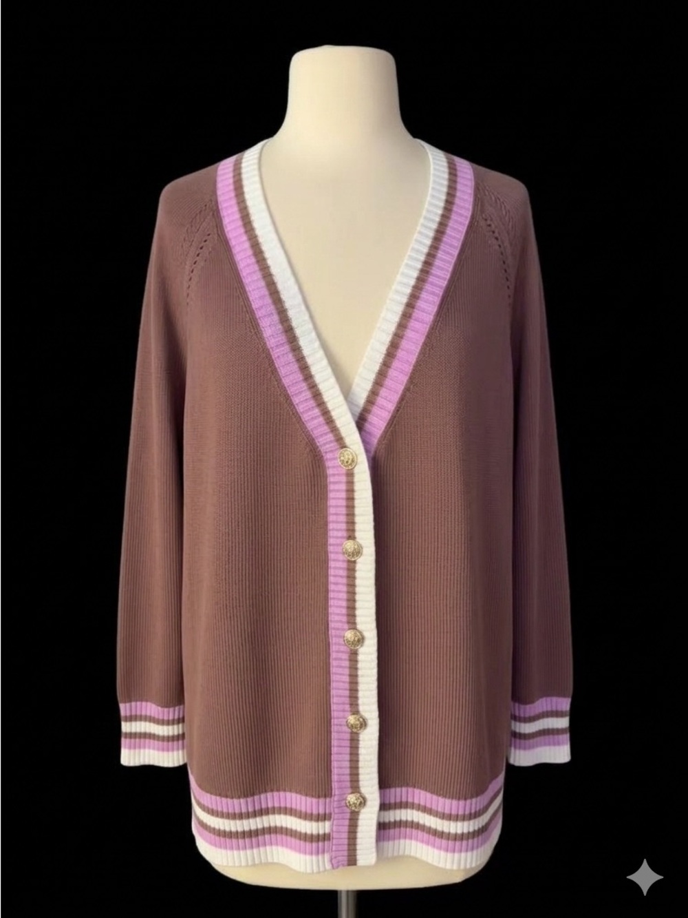 NWOT Talbots Ultra-Soft Tipped Girlfriend Cardigan